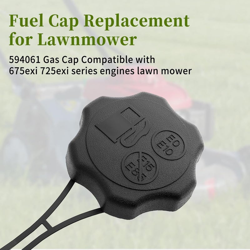 CLSR2U Gas Cap Fit for Lawn Mower - Fuel Cap Compatible with B&S 675EXi 725EXi Engines, Gas Tank Caps, Replace The Part# 594061 - Image 3
